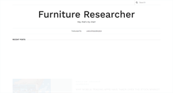 Desktop Screenshot of furnituresearcher.com